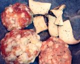 簡単で豪華に見える鮭バーグプレート作り方2写真
