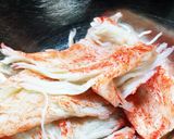 簡単!お弁当に(^^)カニカマサラダ作り方3写真