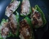 ワインに合う♪ピーマンのこってり肉詰め作り方5写真
