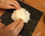 超簡単♪カツサンド風おにぎらず作り方6写真