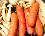 片手鍋のプチヴェール シチュー風スープ作り方4写真
