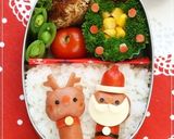 クリスマス簡単キャラ弁☆リースサラダ♪作り方7写真