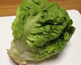 寝坊した朝に！簡単な彩りハムレタス！作り方1写真