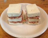 豆腐と豚肉の重ね蒸し作り方3写真