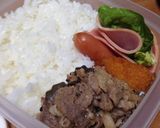 寝坊した朝に！簡単な彩りハムレタス！作り方4写真