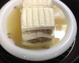 豆腐と豚肉の重ね蒸し作り方4写真