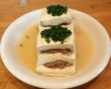 豆腐と豚肉の重ね蒸し作り方5写真