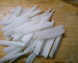 絶品! 柚子入り団子 白菜 大根の 煮物作り方1写真