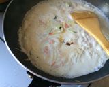 ズッキーニとスモークサーモンスパ作り方5写真