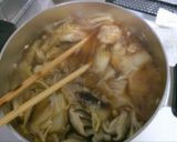 絶品! 柚子入り団子 白菜 大根の 煮物作り方7写真
