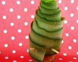 きゅうりクリスマスツリー作り方4写真