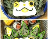 妖怪ウォッチ キャラ弁★トゲニャン作り方1写真