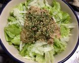 ネバネバピリッと！ワサビ納豆サラダ丼作り方5写真