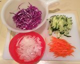 韓国風☆海鮮そうめんサラダ作り方3写真