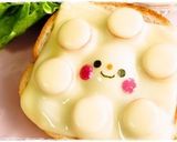 お花もニコニコ笑顔トースト♪作り方5写真