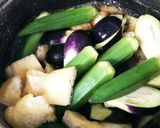 こなすとオクラおあげの煮物◆冷やして作り方4写真