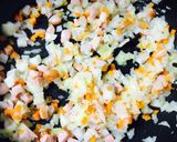 究極のパラパラチャーハン 野菜でヘルシー作り方3写真