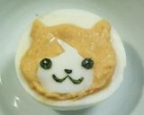 ゆで卵でジバニャン♪作り方4写真