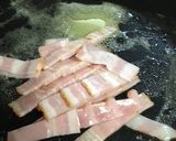 ほうれん草とベーコンの炒め物作り方2写真