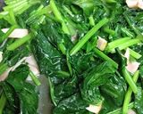 ほうれん草とベーコンの炒め物作り方4写真