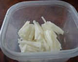 さっぱり♪豆苗と長芋の梅サラダ作り方2写真