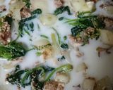 ☆ほうれん草と豚挽き肉のクリームパスタ☆作り方7写真