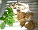 レンジで簡単！きのこの卵とじ作り方1写真