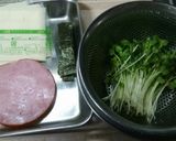 おつまみに♪かいわれのハムチーズ巻き作り方1写真