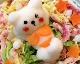 大根おろしアート鍋♪お色気くまさん♡作り方4写真