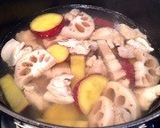 旨みたっぷり☆根菜と鶏肉の塩麹スープ作り方3写真