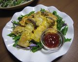 簡単！エリンギのチーズＩＮピカタ作り方7写真
