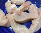 レンジで超速！おつまみネギだく鶏胸肉作り方1写真