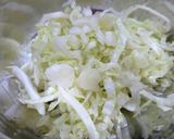 キャベツとわかめの胡麻ポン酢♬作り方1写真