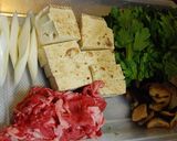 肉豆腐どんぶり作り方1写真