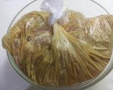 簡単☆絶品味噌マヨダレで鶏の包み焼き作り方2写真
