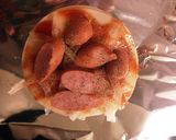 余った餃子の皮で☆ミニピザ！簡単！作り方4写真