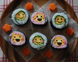 スマイル☆巻き寿司作り方5写真