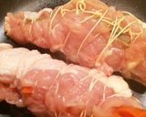 鶏胸肉の八幡巻き作り方4写真