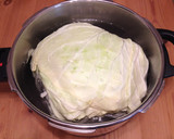 簡単♡丸ごとキャベツの肉詰めケーキ風♪作り方5写真