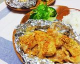 簡単☆絶品味噌マヨダレで鶏の包み焼き作り方7写真