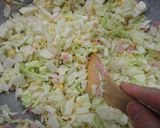 手作りソースで白菜のコールスローサラダ作り方5写真
