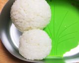 クリスマス キャラ弁♡雪だるまサンタさん作り方1写真