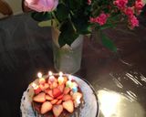 薔薇の生チョコケーキ・デコレーション作り方7写真