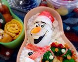 おら、オラフ弁当☃アナと雪の女王❄︎キャラ弁作り方7写真