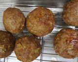 ☆チーズ入りミートボールのトマト煮込み☆作り方5写真