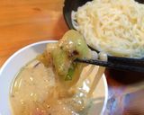 ネギとショウガの和風クリーミーつけうどん作り方5写真