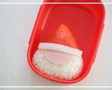 クリスマスキャラ弁＊サンタさんおにぎり作り方6写真