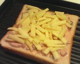 簡単◎美味しい◎塩辛チーズトースト作り方3写真