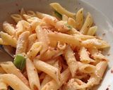 お手軽ランチ☆たらこスパ〜ペンネ作り方5写真