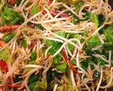 もやしでかさ増し*節約!肉なし焼きそば作り方4写真